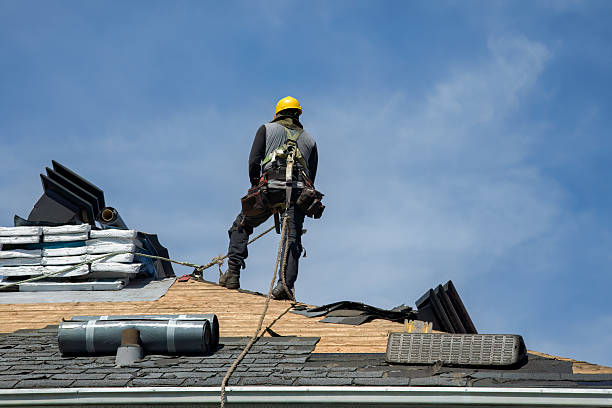Professional Roof Replacement technician working in Nellysford, VA
